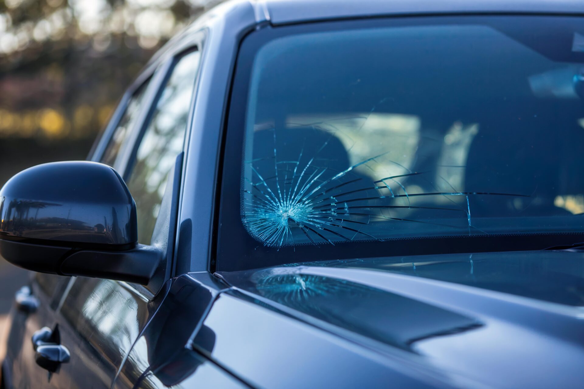 Riss in der Windschutzscheibe