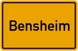 Bensheim Ortsschild