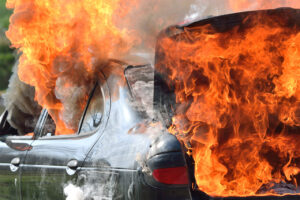 Brandschäden an Fahrzeugen