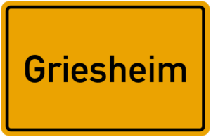 Griesheim Ortsschild