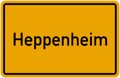 Heppenheim Heppenheim Ortsschild