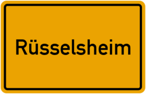 Rüsselsheim Ortsschild